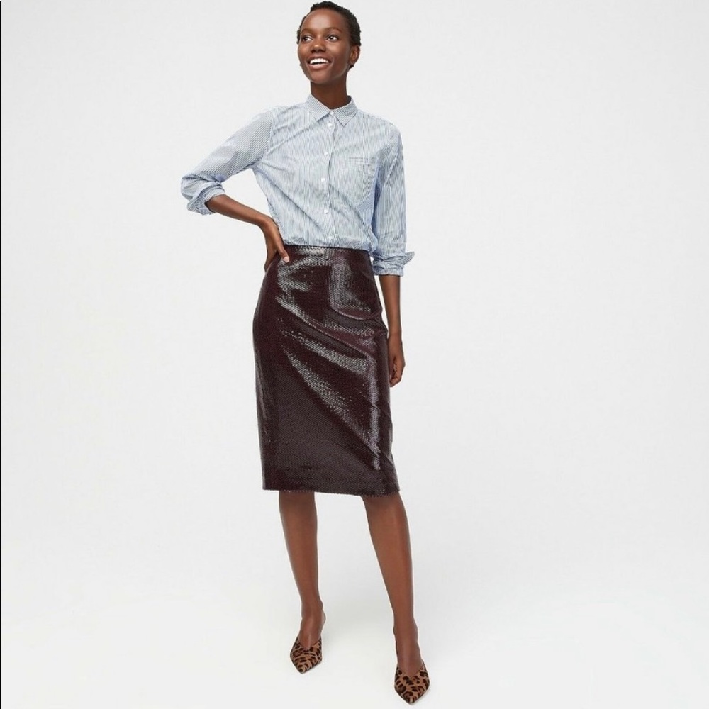 J.Crew Collection sequin skirt